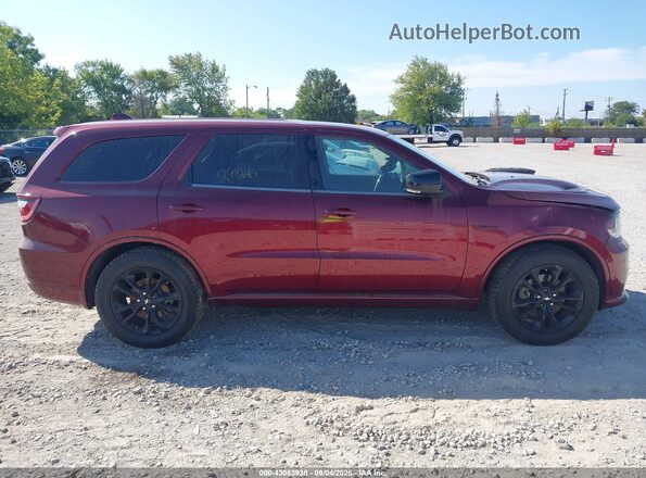 1C4SDHCT5LC100325 2020 DODGE DURANGO Maroon Вид задньої частини салону