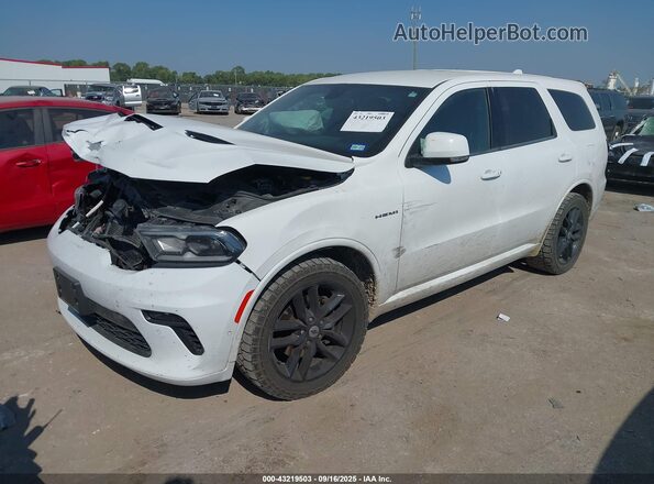 1C4SDHCT7NC131899 2022 DODGE DURANGO Белый Передняя левая четверть