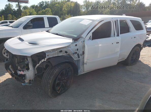 1C4SDHCTXLC393879 2020 DODGE DURANGO White Front left
