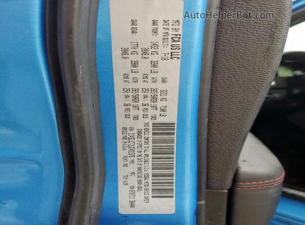 1C4SDJCT2JC431576 2018 DODGE DURANGO Blue 