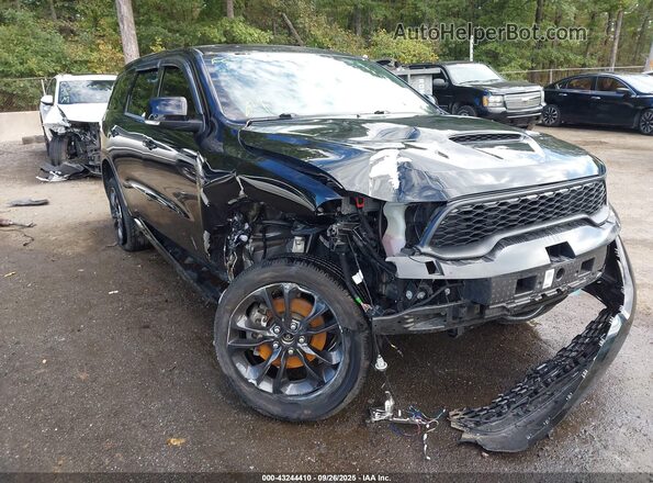 1C4SDJCT2MC800957 2021 DODGE DURANGO Black Вид спереду