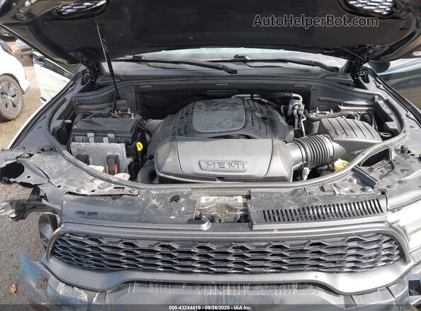 1C4SDJCT2MC800957 2021 DODGE DURANGO Black Вид ззаду
