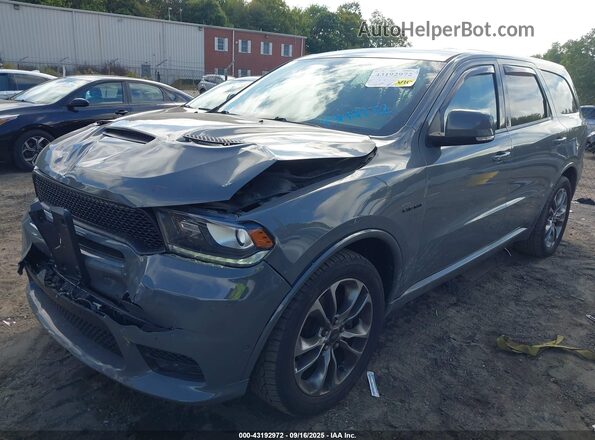 1C4SDJCT3KC745044 2019 DODGE DURANGO Gray წინა მარცხენა ხედი სამი მეოთხედიდან