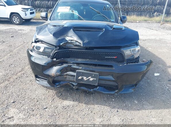 1C4SDJCTXLC253449 2020 DODGE DURANGO Black Вид спереду
