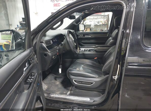 1C4SJSFP7RS130820 2024 JEEP GRAND WAGONEER L Black Front interior view