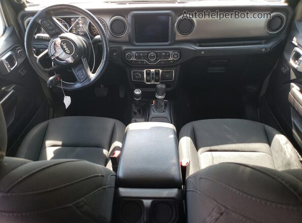 1C6HJTAG0LL192138 2020 JEEP GLADIATOR Beige Вид панелі приладів