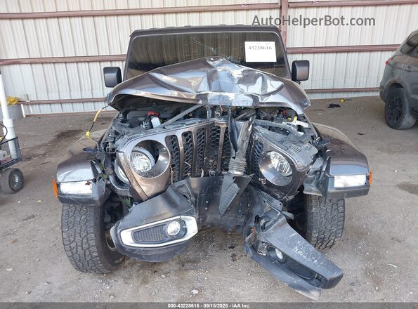 1C6HJTAG0ML505884 2021 JEEP GLADIATOR Gray Instrument cluster view