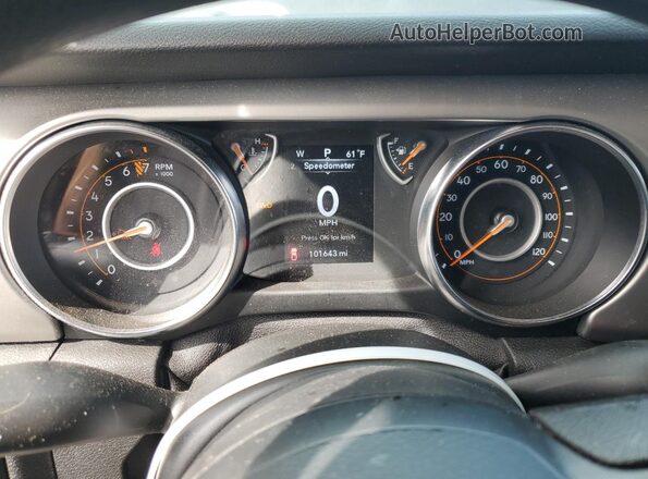 1C6HJTAG1ML535489 2021 JEEP GLADIATOR Charcoal Instrument cluster view