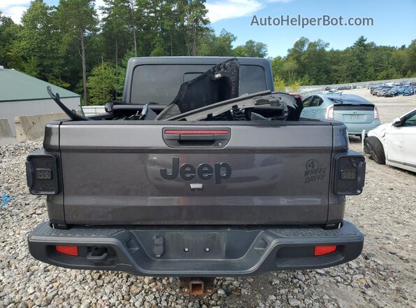 1C6HJTAG1ML535489 2021 JEEP GLADIATOR Charcoal Rear view