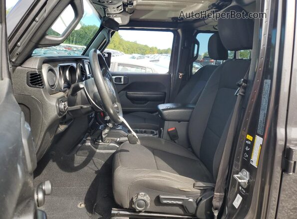 1C6HJTAG1ML535489 2021 JEEP GLADIATOR Charcoal Front interior view