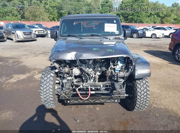 1C6HJTAG2ML566170 2021 JEEP GLADIATOR Gray Widok wnętrza z tyłu