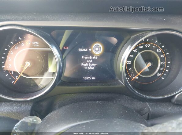 1C6HJTAG2ML566170 2021 JEEP GLADIATOR Gray Widok tylnych siedzeń
