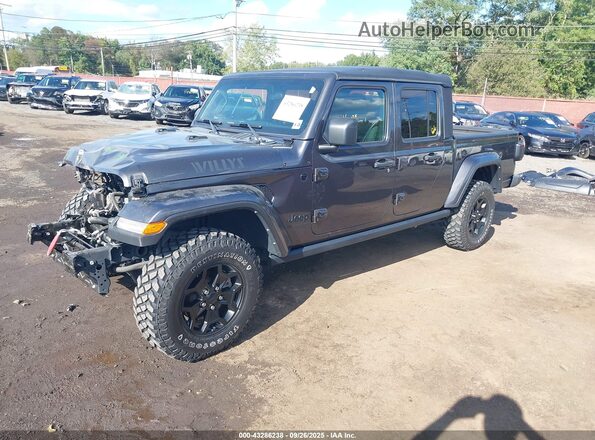 1C6HJTAG2ML566170 2021 JEEP GLADIATOR Gray Przód lewy