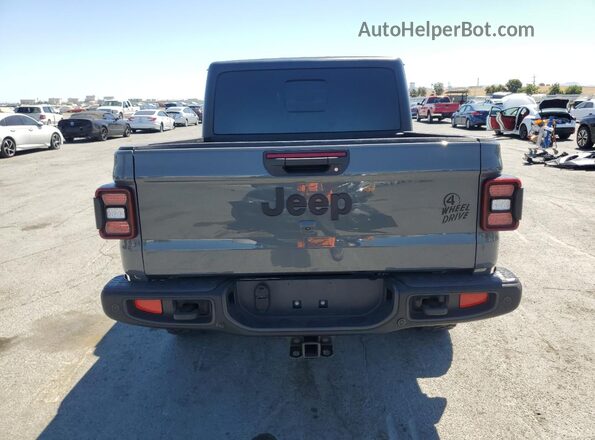 1C6HJTAG3ML557364 2021 JEEP GLADIATOR Gray Rear view