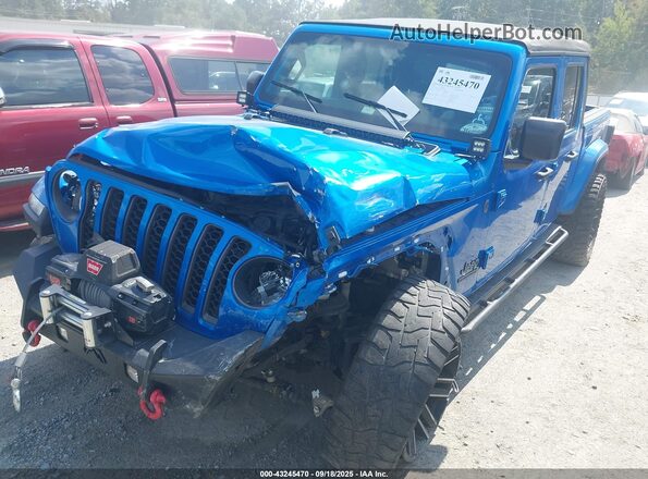1C6HJTAG5ML511762 2021 JEEP GLADIATOR Blue Front left