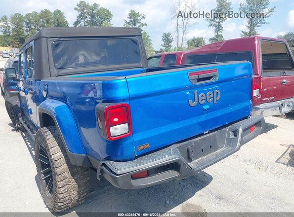 1C6HJTAG5ML511762 2021 JEEP GLADIATOR Blue Rear left