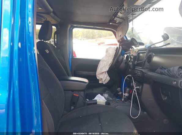 1C6HJTAG5ML511762 2021 JEEP GLADIATOR Blue Front interior view