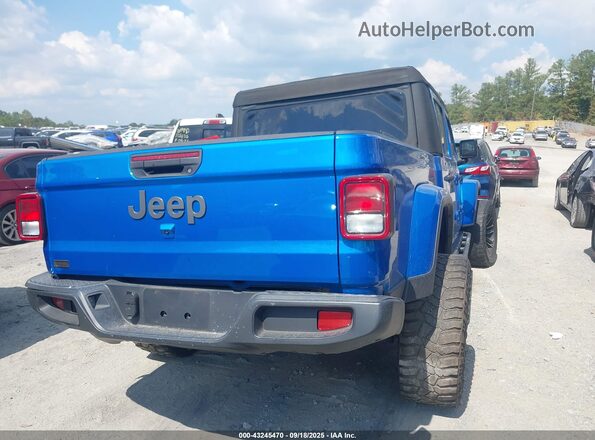 1C6HJTAG5ML511762 2021 JEEP GLADIATOR Blue Rear right