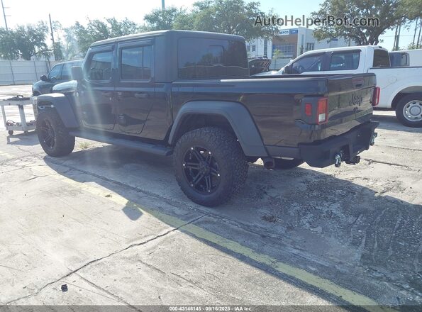 1C6HJTAG6LL192936 2020 JEEP GLADIATOR Black Задня ліва чверть