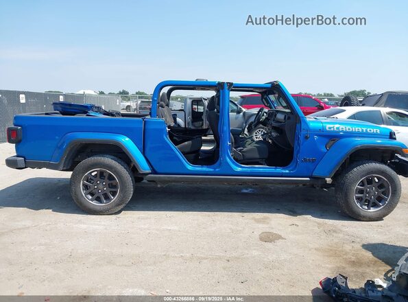 1C6HJTAG8PL566565 2023 JEEP GLADIATOR Blue უკანა სალონის ხედი