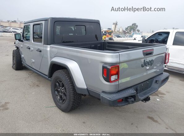 1C6HJTAGXML568541 2021 JEEP GLADIATOR Silver Rear left