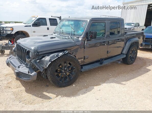 1C6HJTFG0ML587396 2021 JEEP GLADIATOR Серый Передняя левая четверть