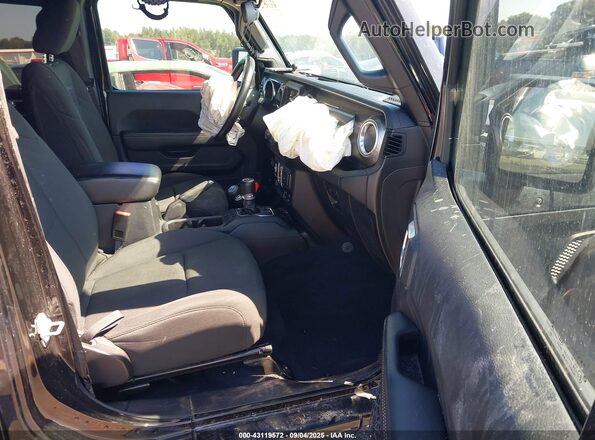 1C6HJTFG3LL180347 2020 JEEP GLADIATOR Black Widok wnętrza z przodu
