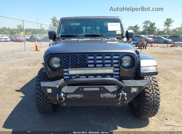1C6JJTAM9ML594880 2021 JEEP GLADIATOR Gray Вид задньої частини салону