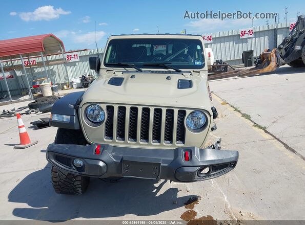 1C6JJTBG1LL206595 2020 JEEP GLADIATOR Бежевый Вид задней части салона