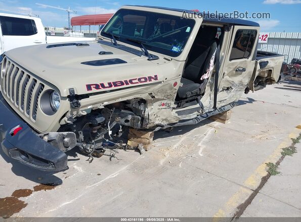 1C6JJTBG1LL206595 2020 JEEP GLADIATOR Бежевый Вид спереди