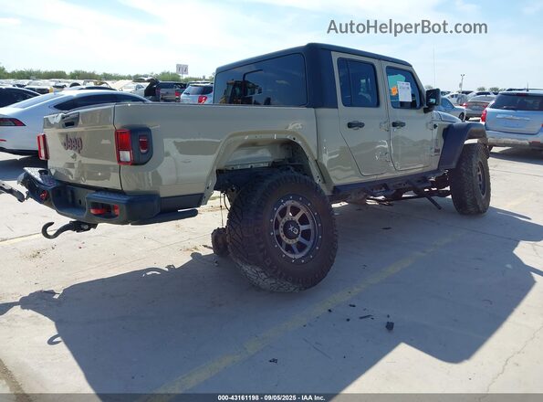 1C6JJTBG1LL206595 2020 JEEP GLADIATOR Бежевый Задняя правая четверть