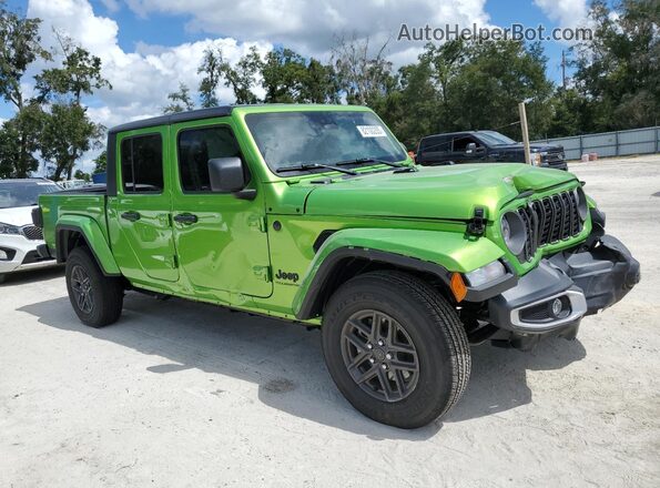 1C6PJTAG7SL526434 2025 JEEP GLADIATOR Green Front right