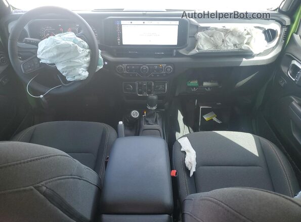 1C6PJTAG7SL526434 2025 JEEP GLADIATOR Green Dashboard view