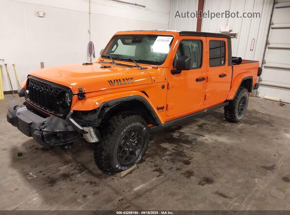 1C6PJTAGXSL523138 2025 JEEP GLADIATOR Orange Przód lewy