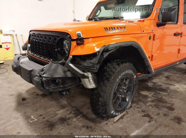 1C6PJTAGXSL523138 2025 JEEP GLADIATOR Orange Widok z przodu