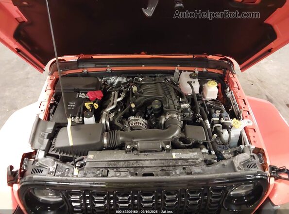 1C6PJTAGXSL523138 2025 JEEP GLADIATOR Orange Widok z tyłu