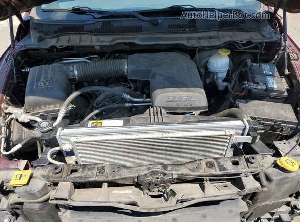 1C6RR6FG0JS340198 2018 RAM 1500 Burgundy 