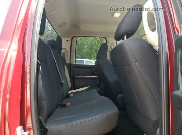 1C6RR6FG0JS340198 2018 RAM 1500 Burgundy 