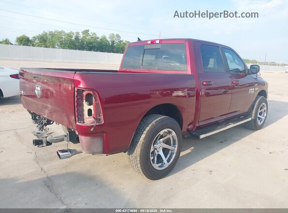 1C6RR6LT0KS526147 2019 RAM 1500 CLASSIC Red Rear right