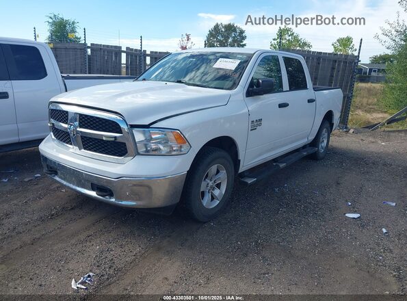 1C6RR7KG8LS108642 2020 RAM 1500 CLASSIC White Առջևի ձախ երեք քառորդ տեսարան