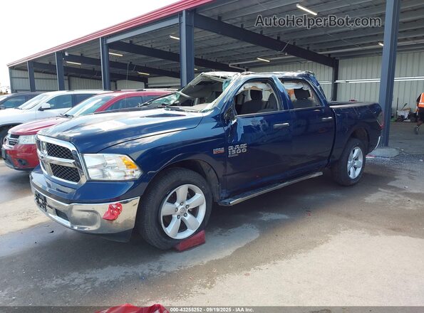 1C6RR7LT9PS566417 2023 RAM 1500 CLASSIC Blue Առջևի ձախ երեք քառորդ տեսարան