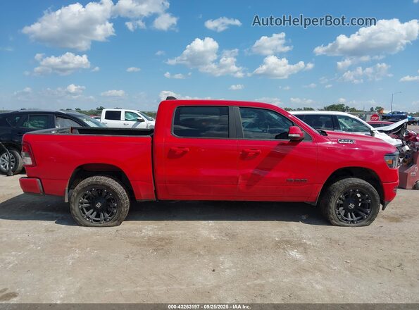 1C6RREFT3LN124080 2020 RAM 1500 Red Вид задньої частини салону