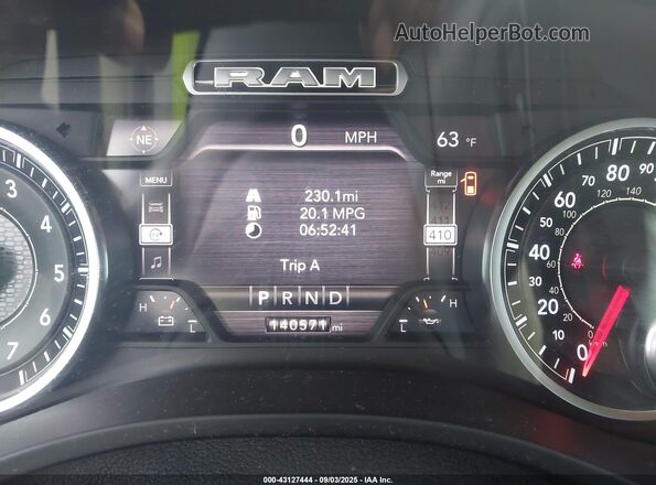 1C6SRFBT6LN125026 2020 RAM 1500 Maroon უკანა სავარძლების ხედი