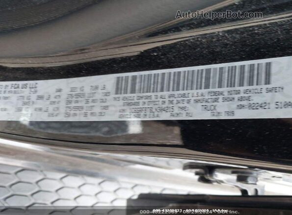 1C6SRFBT6LN304215 2020 RAM 1500 Black Widok komory silnika