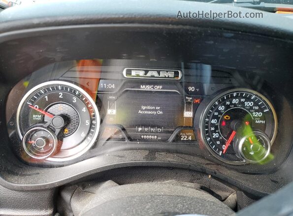 1C6SRFFT0LN183191 2020 RAM 1500 Gray Widok zestawu wskaźników
