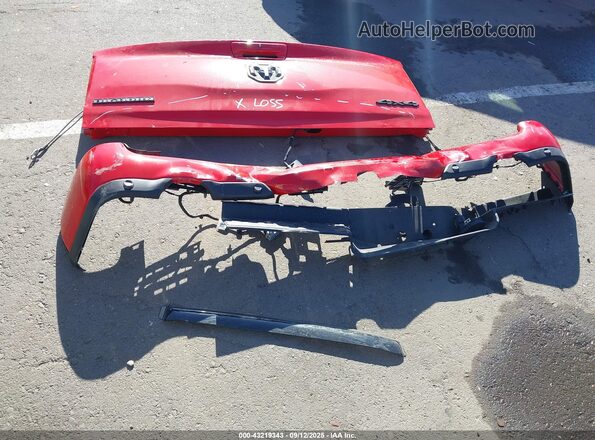 1C6SRFFT6LN162281 2020 RAM 1500 Red ხელსაწყოთა პანელის ხედი