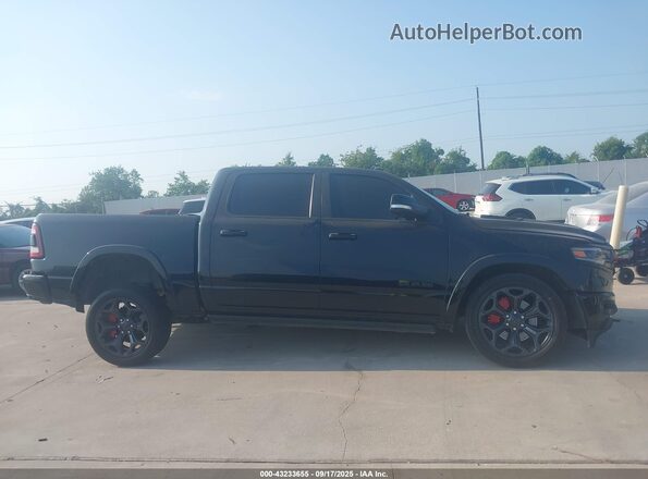 1C6SRFHT2LN419143 2020 RAM 1500 Black უკანა სალონის ხედი