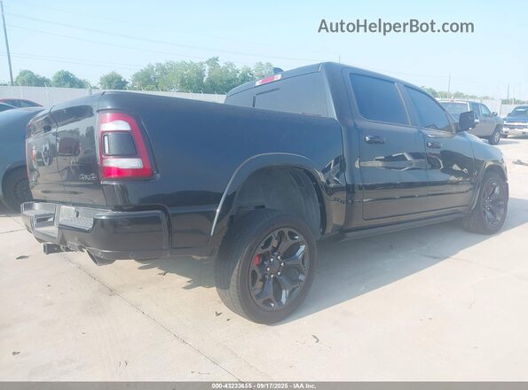 1C6SRFHT2LN419143 2020 RAM 1500 Black უკანა მარჯვენა