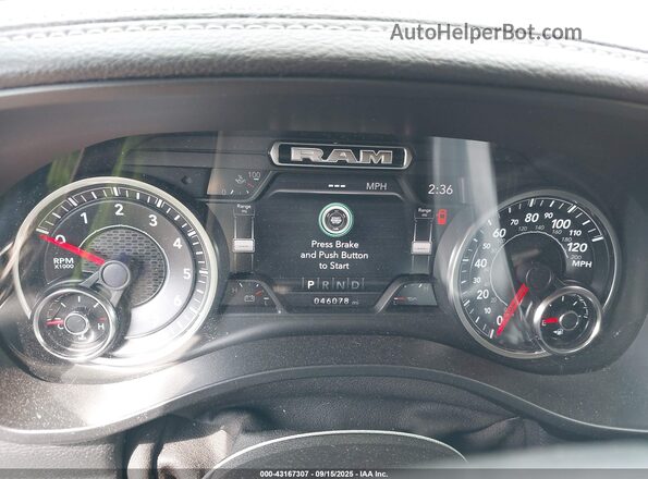 1C6SRFJT8LN345401 2020 RAM 1500 Gray უკანა სავარძლების ხედი