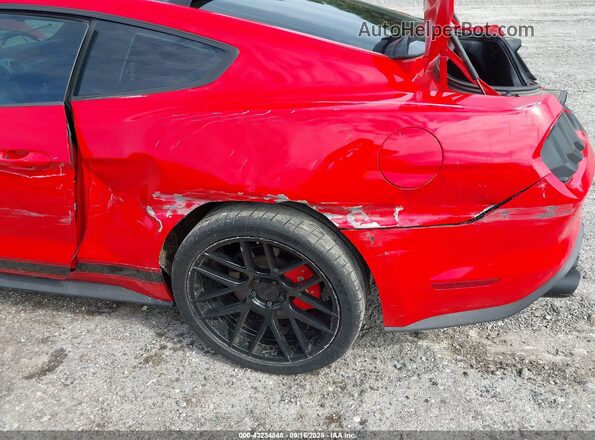 1FA6P8CF1K5205424 2019 FORD MUSTANG Red Вид спереду